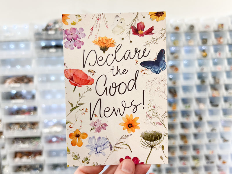 Declare The Good News 4 x 6 Postcards - GINGERS