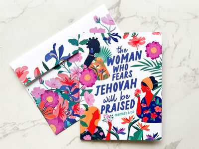 The Woman Who Fears Jehovah Greeting Card - GINGERS