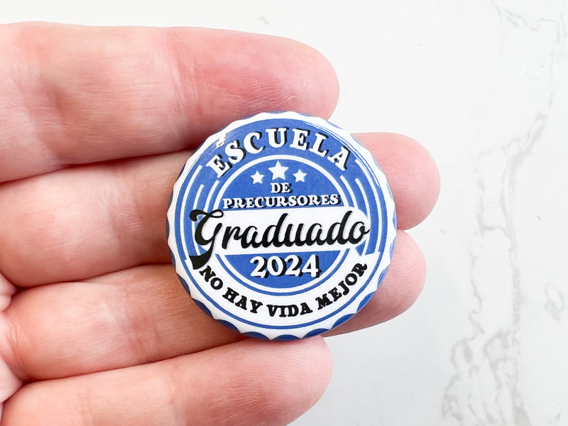 Spanish Pioneer School Graduate 2024 Pins - GINGERS