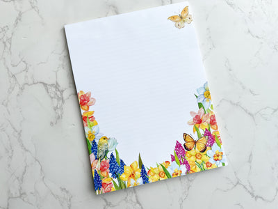 Spring Blossom Letter Writing Notepad - GINGERS