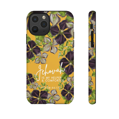 Jehovah is My Helper and Comforter Phone Case - Pixel, Galaxy, IPhone