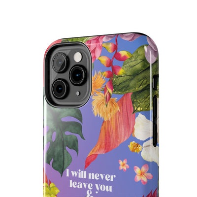 I Will Never Leave Or Abandon You Tough Phone Cases - IPhone