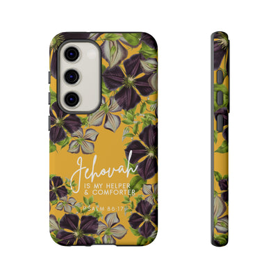 Jehovah is My Helper and Comforter Phone Case - Pixel, Galaxy, IPhone