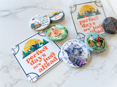 Perfect Days Are Just Ahead Gift Bags - Pins - GINGERS