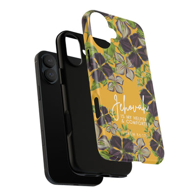 Jehovah is My Helper and Comforter Phone Case - Pixel, Galaxy, IPhone