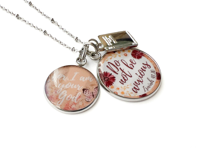 Do Not Be Anxious For I Am Your God Necklace - GINGERS