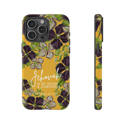 Jehovah is My Helper and Comforter Phone Case - Pixel, Galaxy, IPhone