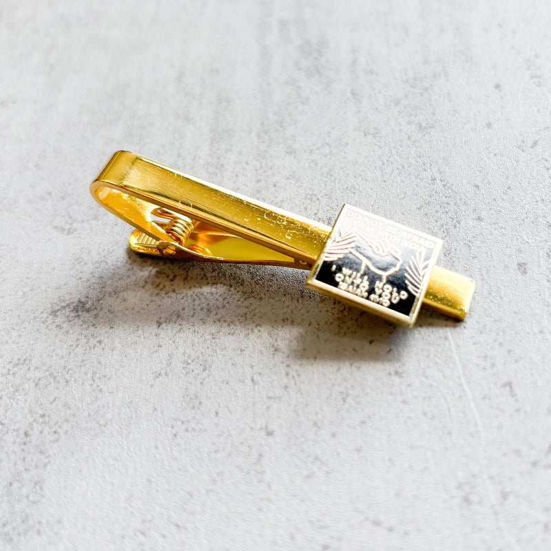 Gold Isaiah 41:10 Tie Clip
