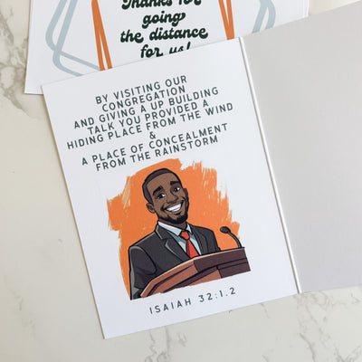 Visiting Speaker 4 x 6 Greeting Card