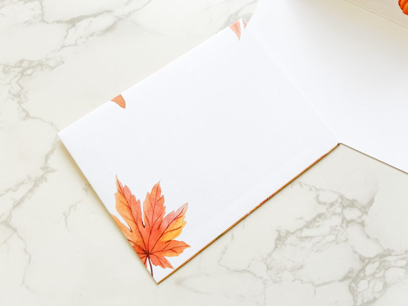 Thank You Autumn 4 x 6 Greeting Card