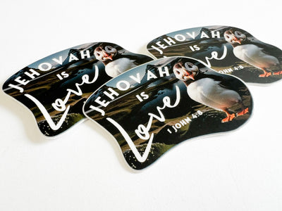 Jehovah is Love Stickers - Puffin