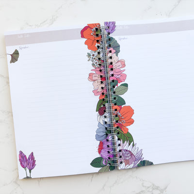 Floral Convention Notebook