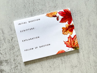 Autumn Leaves Presentation Reminder - Sticky Note’s - GINGERS