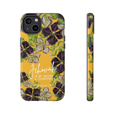 Jehovah is My Helper and Comforter Phone Case - Pixel, Galaxy, IPhone