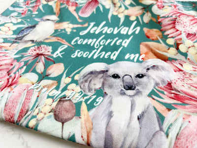 Jehovah Comforted and Soothed Me Zip Bag