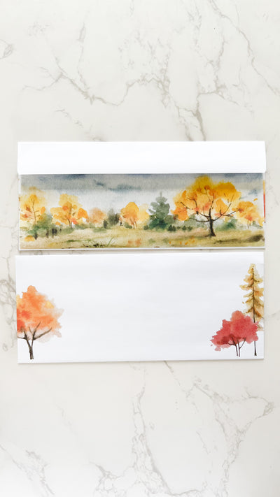 Autumn Forest Letter Writing Envelopes - GINGERS