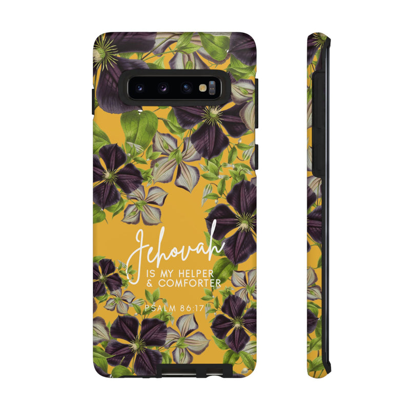 Jehovah is My Helper and Comforter Phone Case - Pixel, Galaxy, IPhone