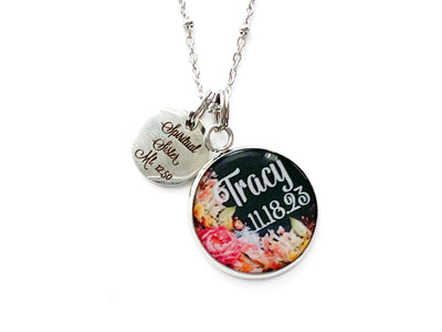 Personalized Necklace - Navy - GINGERS