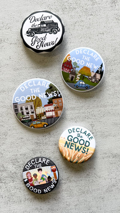 Declare The Good News Pins - Preaching - GINGERS