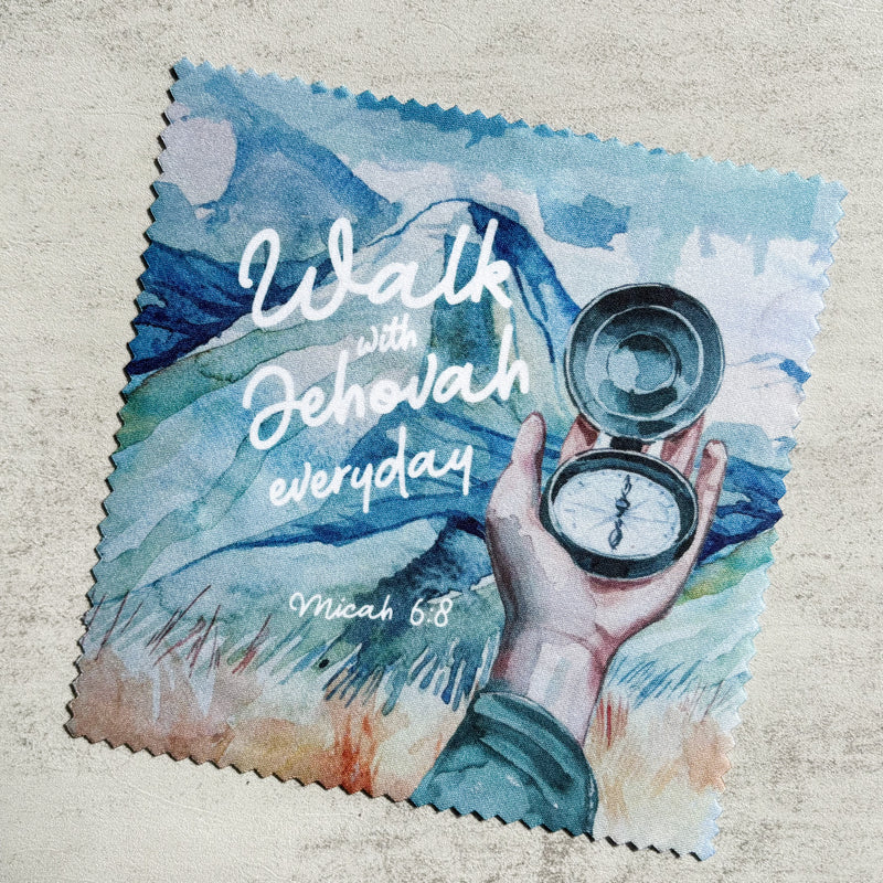 Walk With Jehovah Everyday Lens Screen Cleaning Cloth