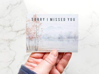 Sorry I Missed You - Autumn Mini Sticky Notes