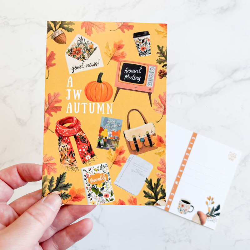 JW Autumn 4 x 6 Postcards