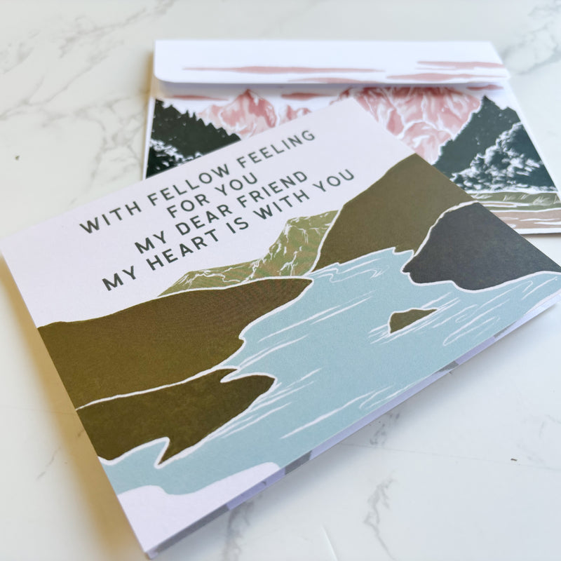 Sympathy Mountain Greeting Card