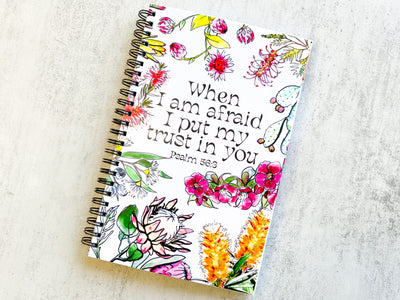 When I Am Afraid Daily Planner Notebook - GINGERS