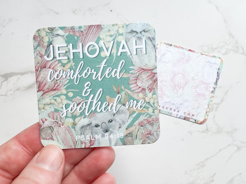 Jehovah Comforted and Soothed Me Bite Size Cards