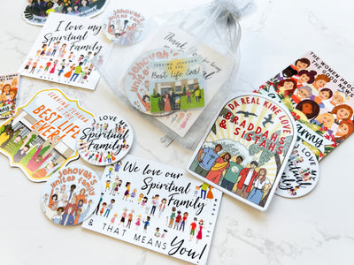 Fully Loaded Spiritual Family Gift Bags - Magnet + Sticker - GINGERS