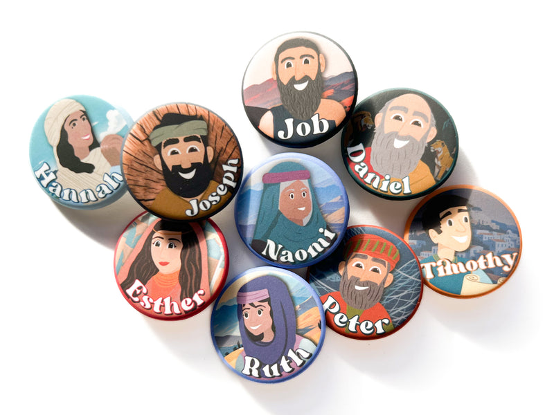 Bible Character Pins