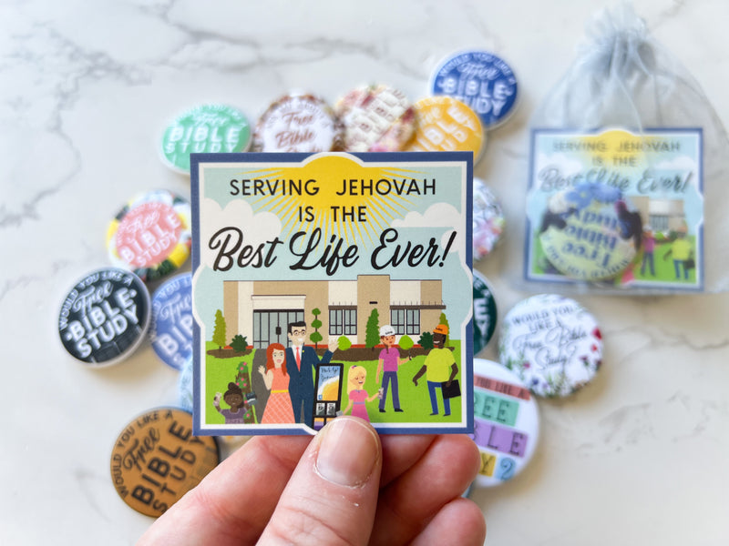 Free Bible Study - Best Life Ever Gift Bags - Mixed Pins - GINGERS