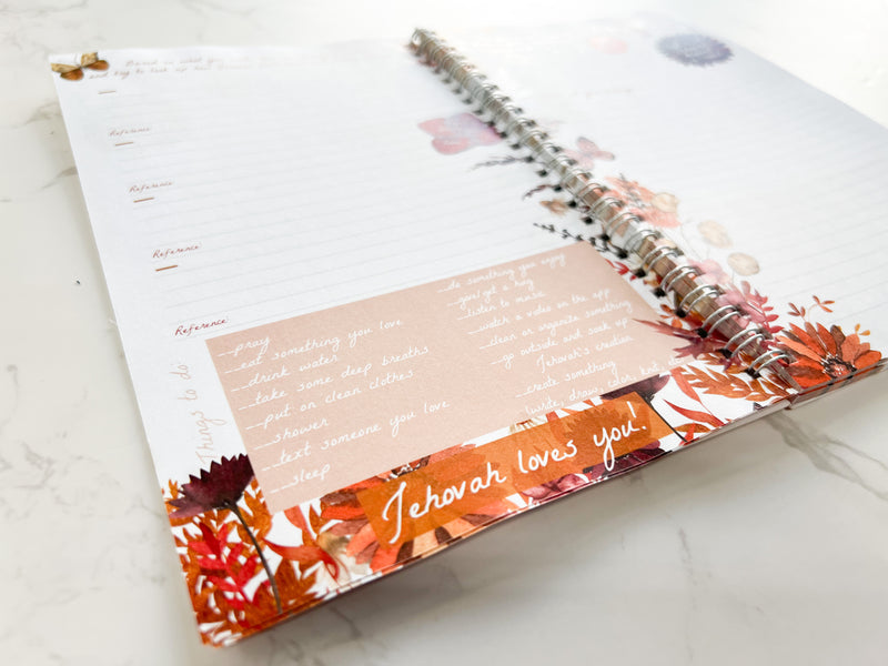 Cozy Floral Depression Journal - GINGERS