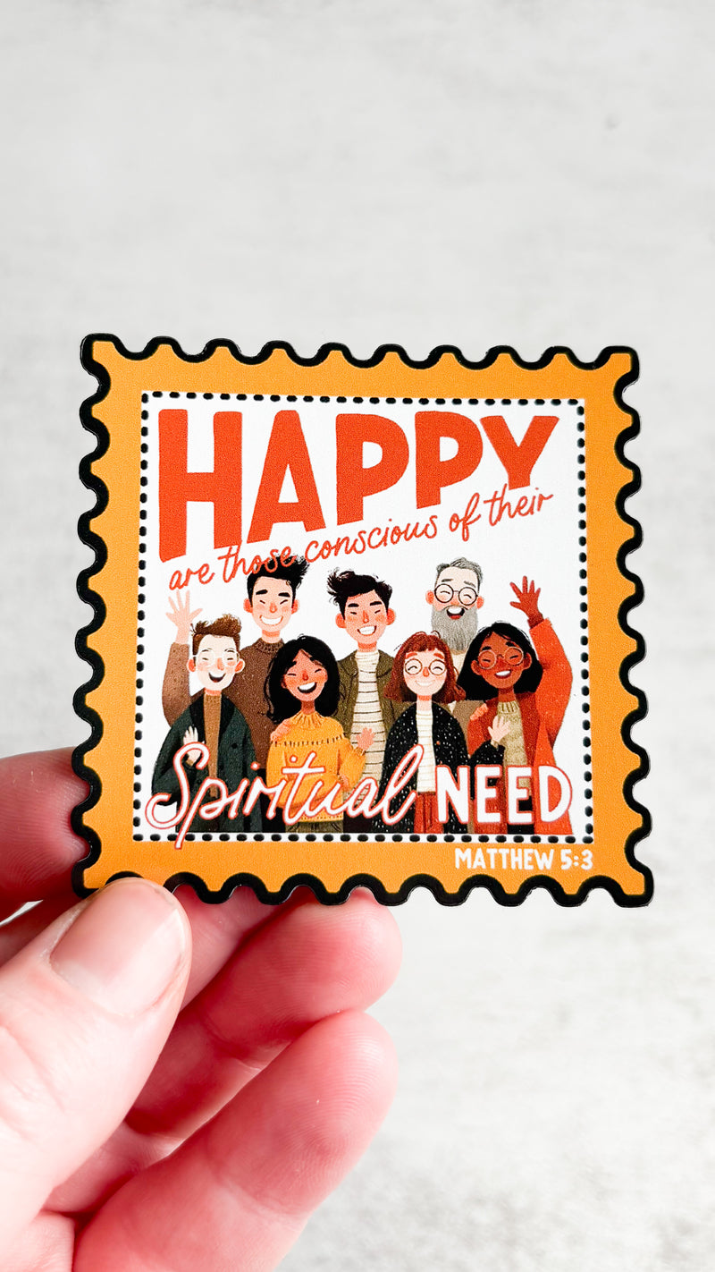2026 Year Text Magnets - Happy Are Those
