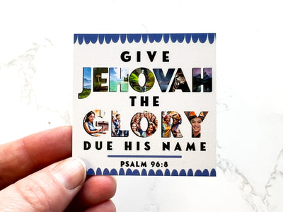 Give Jehovah The Glory Due His Name Bite Size Cards