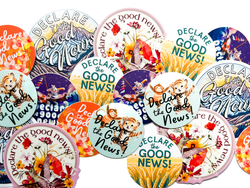 Declare The Good News Mixed Stickers - GINGERS