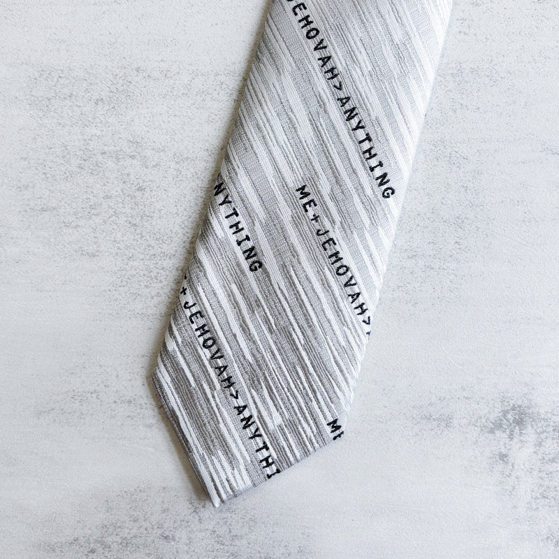 Me + Jehovah > Anything - Silver Tie