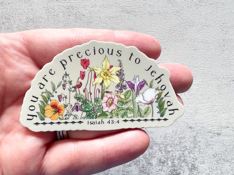 You Are Precious To Jehovah Stickers - GINGERS
