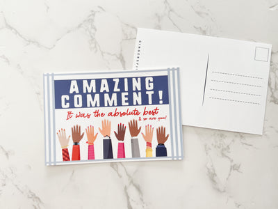Amazing Comment 4 x 6 Postcards - GINGERS