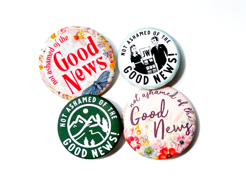 Not Ashamed of the Good News Pins