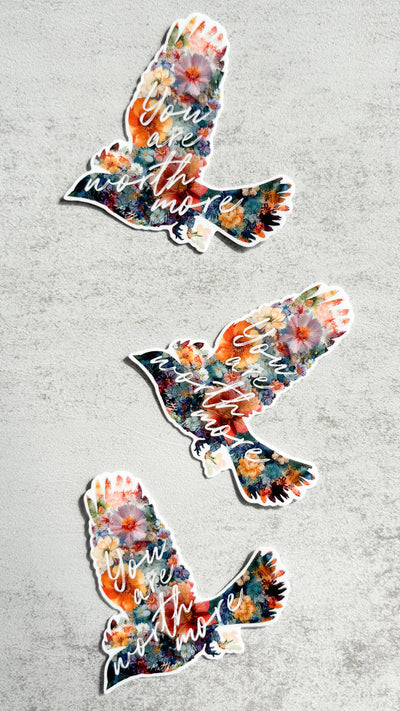 You Are Worth More Than Many Sparrows Stickers