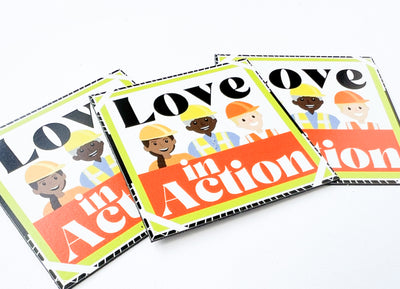 Love in Action Magnets