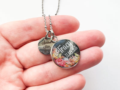 Personalized Necklace - Navy - GINGERS