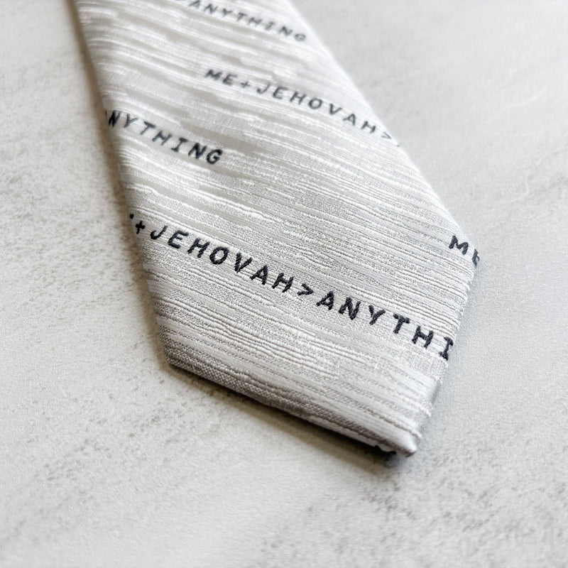 Me + Jehovah > Anything - Silver Tie