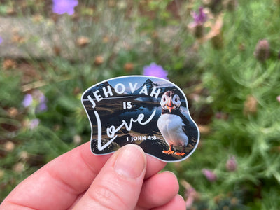 Jehovah is Love Stickers - Puffin