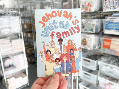 Jehovahs United Family 4 x 6 Postcards - GINGERS