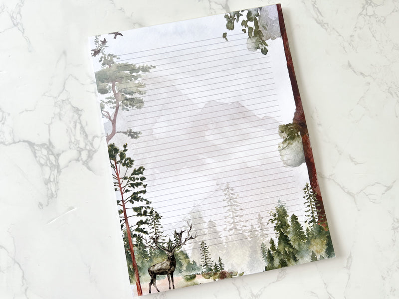 Forest Letter Writing Notepad