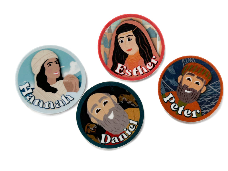 Bible Character Stickers