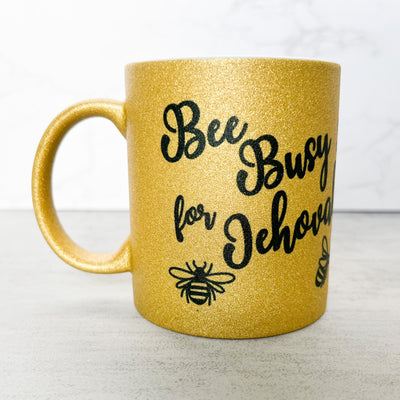 Limited Edition - Gold Glitter Bee Mug