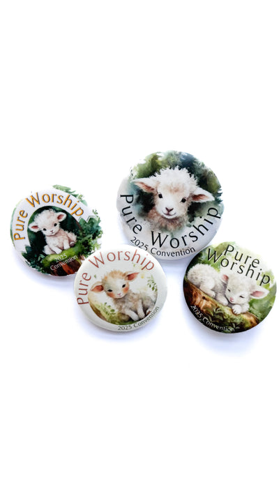 Pure Worship Pins - Sheep